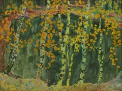 Viktor Templin, Untitled, oil on card 65 x 87cm