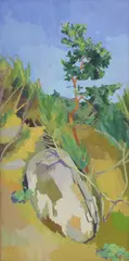 David Shutt, Untitled, oil on canvas 71.5 x 35.5cm