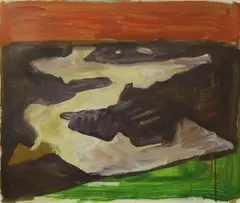 Simon Carter, Untitled, acrylic on paper 58.5 x 71cm Provenance: With Messum's Fine Art