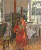 Ken Howard, Untitled, oil on canvas 121 x 101cm Provenance: With Portland Gallery