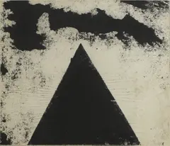 Untitled by Prunella Clough, mixed media 26 x 30cm Provenance: The Estate of Christopher Bangs. Exhibited: Olympia, sold Apr 2024