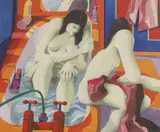 George Large, Untitled, watercolour over pencil 44.5 x 51.5cm Exhibited: The Mall Galleries