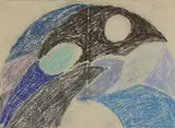 Duncan Grant, Untitled, pencil and coloured crayon 14 x 19cm Provenance: With Louise Hallett