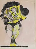 Graham Sutherland, Untitled, 'The Rock II' lithograph in colours
