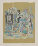 Eduardo Paolozzi, Untitled, 'Queen of the Night' screenprint in colours