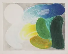 William Tillyer, Untitled, 1991 Mixografía print on handmade paper