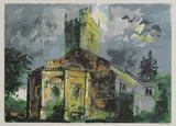 John Piper, Untitled, Oxfordshire' (Levinson 377) lithograph in colours