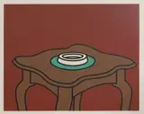 Patrick Caulfield, Untitled, 'Occasional Table' ( Cristea 29) screenprint in colours