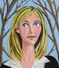 Stella Vine, Untitled, acrylic on canvas 81 x 71cm