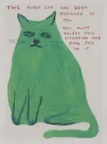 David Shrigley, Untitled, Untitled ('This Huge Cat...') offset lithograph in colours