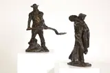 Jules Dalou, Untitled, bronze with dark brown patination