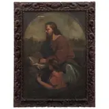 San Mateo Evangelista, MÉXICO, SIGLO XIX, Óleo sobre tela