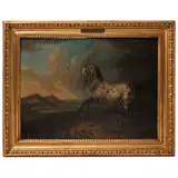Caballo Pinto, SIGLO XIX, Óleo sobre tela