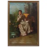 MÉXICO, FINALES DEL SIGLO XIX by Retrato de Niña, Óleo sobre tela, offered Dec 2023