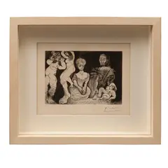 Pablo Picasso, Sin título, de la "347 séries", Grabado al aguafuerte13 / 50