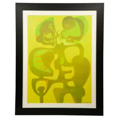 Pedro Coronel, Amante solar, Serigrafía 320 / 500, edición póstuma