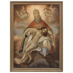 Padre Compasivo, MÉXICO, SIGLO XVIII, Óleo sobre tela