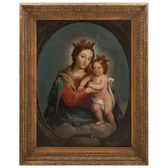 José de Ibarra, VIRGEN DEL REFUGIO, Óleo sobre tela