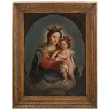 José de Ibarra, VIRGEN DEL REFUGIO, Óleo sobre tela