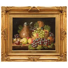 BODEGÓN CON UVAS by Charles Thomas Bale, Óleo sobre tela, offered Nov 2023