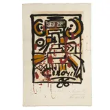 Alberto Gironella, Copilli: corona real, Serigrafías y collage 28 / 75, 36 / 75 y 38 / 75