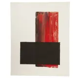 Rafael Canogar, Negro rojo, Serigrafía y collage 39 / 75
