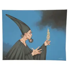 Rafael Coronel, La pluma, Serigrafía P / A