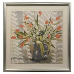 Kathleen Clement, Tulipanes, Serigrafía 94 / 150