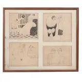 Ernesto "el Chango" García Cabral, Untitled, Tintas sobre papel