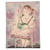 Concepción Báez, Niña con gato, 1987, Serigrafía15 / 100