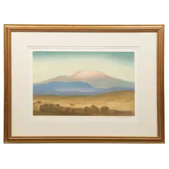 Luis Nishizawa, Iztaccíhuatl, Grabado al aguatinta 76 / 100