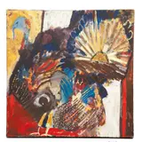 Maren Jacobsen "marena", Pavo común, 2020, Acrílico sobre tela