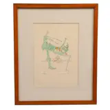 Sin título, de la carpeta Las Visiones de Quevedo by Salvador Dalí, 1975, Litografía 163 / 250, sold Nov 2023