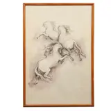 Gladys Schifferli, Caballos, 1982, Serigrafía 43 / 100