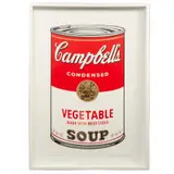 II.48: Campbell's Vegetable Soup by Andy Warhol, Serigrafía sin número de tiraje, sold Nov 2023