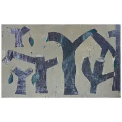 Miguel Castro Leñero, Bosque de signos, Óleo sobre tela
