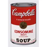 II.52: Campbell's Consommé Beef Soup by Andy Warhol, Serigrafía sin número de tiraje, sold Nov 2023
