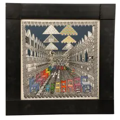 Pedro Friedeberg, Tarotkindergarden, 1973, Serigrafía 52 / 100