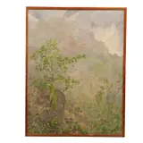 Alejandro Moreno, Nebulosa mañana, 1987, Óleo sobre tela sobre madera