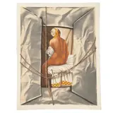 Manuel D'Rugama, "La bañista de Valpiçon" de Dominique Ingres, Serigrafía 125 / 200