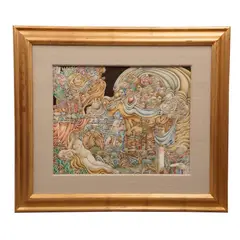 Gary Peter Slipper, Untitled, Óleo sobre madera