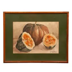 de Neymet, Calabazas, Acuarela sobre papel