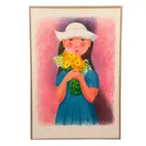 Trinidad Osorio, Niña, Litografía 57 / 300
