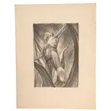 Guillermo Meza Álvarez, Hombre en maguey, 1952, Litografía 26 / 80