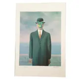 Renné Magritte, Le Fils de I'homme (El hijo del hombre), Litografía 239 / 300, edición póstuma