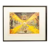 La gare de perpignan by Salvador Dalí, Litografía sobre papel japonés 78 / 300, offered Sep 2023