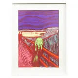 IIIA.58 (d): The scream (After Munch) by Andy Warhol, Serigrafía 107 / 1500, sold Sep 2023