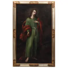 MÉXICO, SIGLO XVIII by San Juan Evangelista, Óleo sobre tela, offered Sep 2023