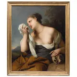 Gregorio Lazzarini, MAGDALENA PENITENTE, Óleo sobre tela