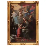 Miguel Cabrera, LA EDUCACIÓN DE LA VIRGEN, Óleo sobre tela